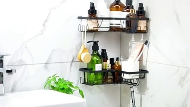 Bathroom decor, Shower Caddy Corner
