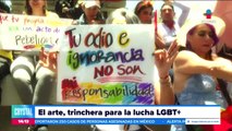 Este es el arte de luchar de la comunidad LGBTQ+