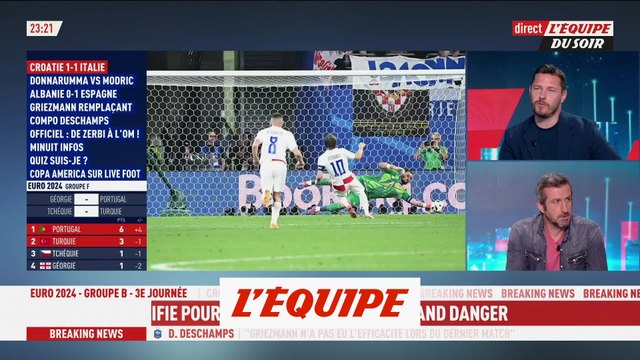 L'Italie file en huitièmes de l'Euro grâce à un but dans les arrêts de jeu - Foot - Euro 2024