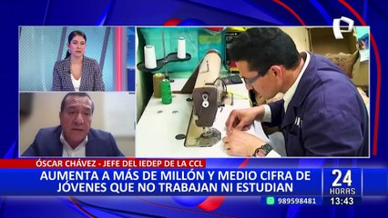 Más de 1.5 millones de jóvenes peruanos sin trabajo ni estudios