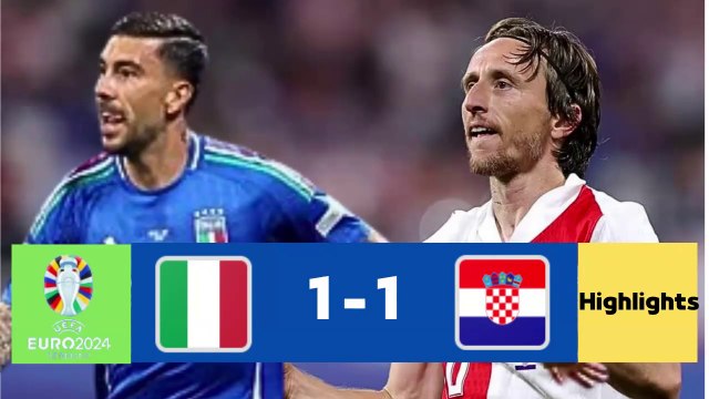 Summary of the Croatia vs Italy 1-1 match - full summary - Croatia and Italy’s goals today
