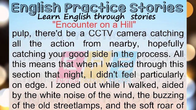 Encounter on a Hill | Learn English Through Story | English Listening Practice