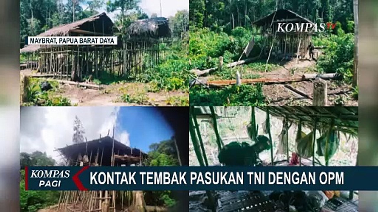 Detik-detik Kontak Tembak Pasukan TNI dengan OPM di Maybrat
