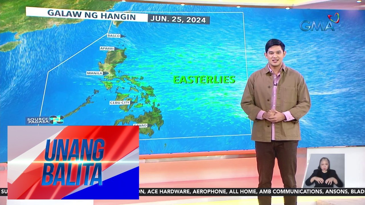 Maraming bahagi ng bansa, mataas pa rin ang tsansang ulanin - Weather update today as of 7:15 a.m. (June 25, 2024) | Unang Balita