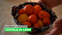 Morbide creazioni: ciotola di lana