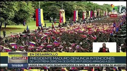 El presidente de Venezuela, Nicolás Maduro, propone fortalecer el poder militar para el 2030