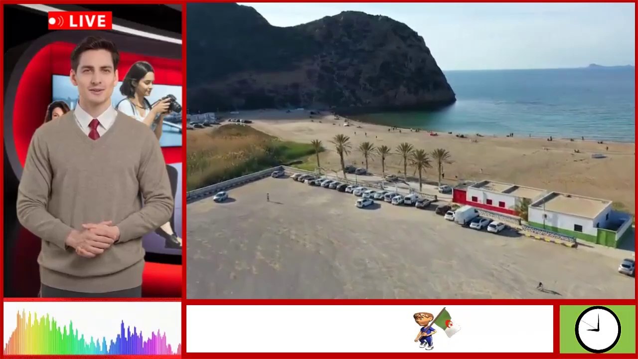 beaches in algeria   ️ على ضـــــــــــفاف المتوسط مداغ شاطئ الأحلام
