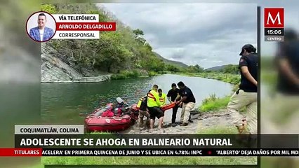 Localizan cuerpo de un adolescente en balneario de Colima tras reportarse desaparecido