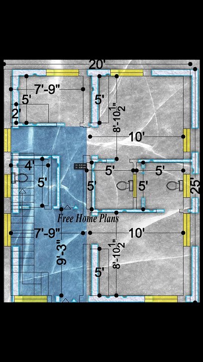 20x25 Home Plan 393