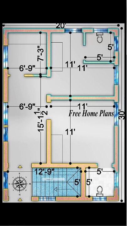 20x30 Home Plan 395