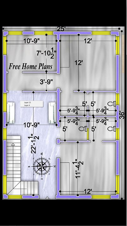 25x36 Home Plan 397