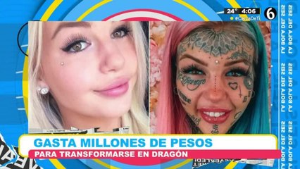 Gasta millones de pesos para transformarse en dragón