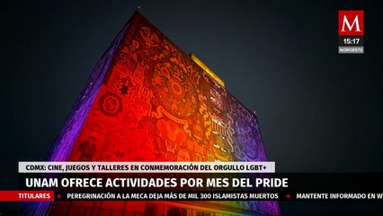 UNAM se suma a las celebraciones del pride y lanza más de 150 actividades