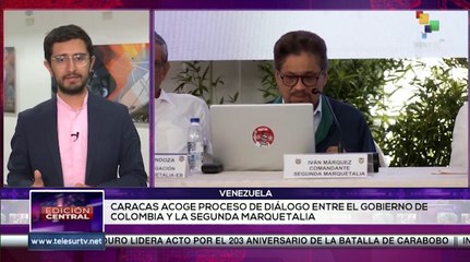 Venezuela acoge los esfuerzo por la paz de Colombia.