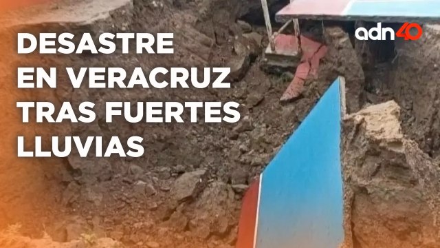 Inundaciones en Veracruz por fuertes lluvias, más de 100 viviendas y negocios afectados