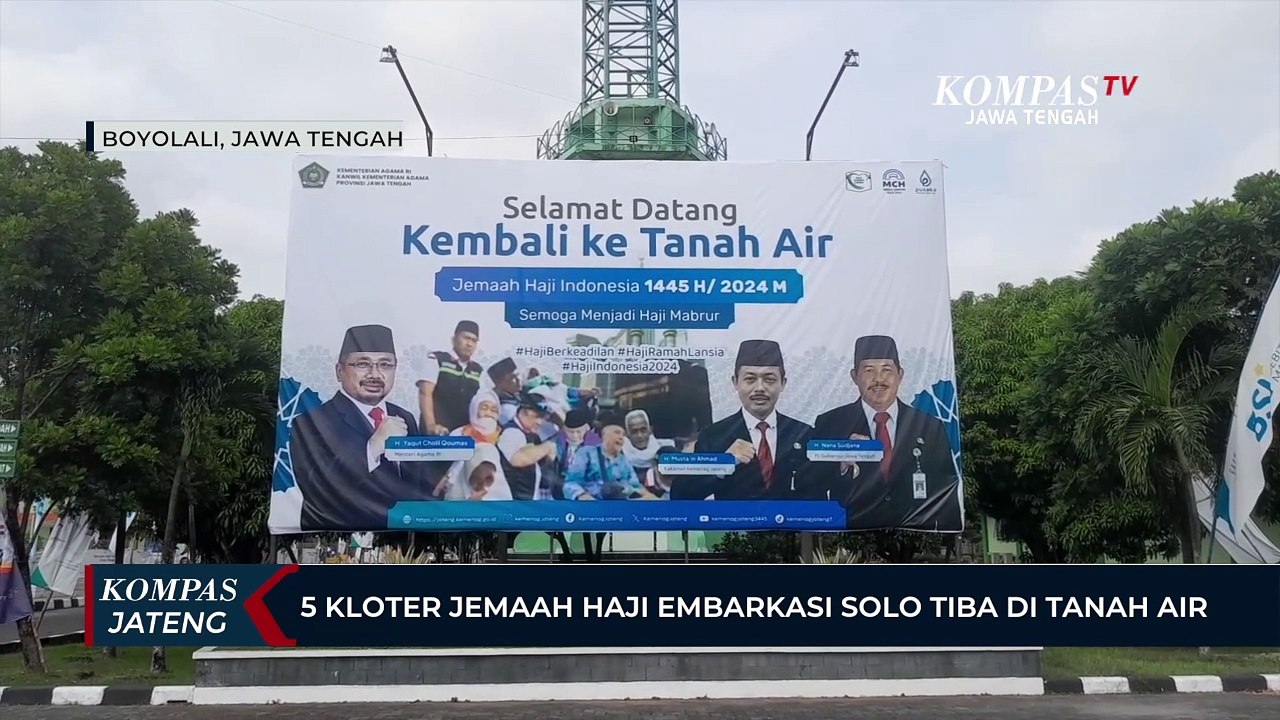 5 Kloter Jemaah Haji Embarkasi Solo Tiba di Tanah Air