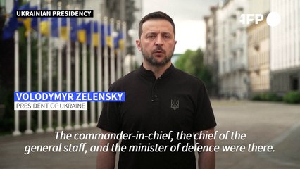 President Zelensky dismisses senior Ukrainian army commander