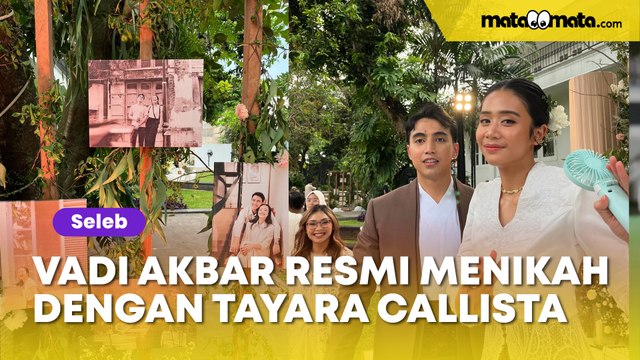Putus dari Sheryl Sheinafia, Vadi Akbar Adik Vidi Aldiano Resmi Menikah dengan Tayara Callista