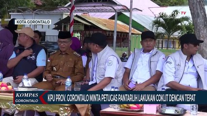 KPU Provinsi Gorontalo Minta Petugas Pantarlih Lakukan Coklit Dengan Tepat dan Maksimal