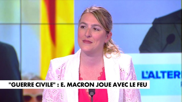 L'édito d'Élodie Huchard : « Guerre civile : Emmanuel Macron joue avec le feu»