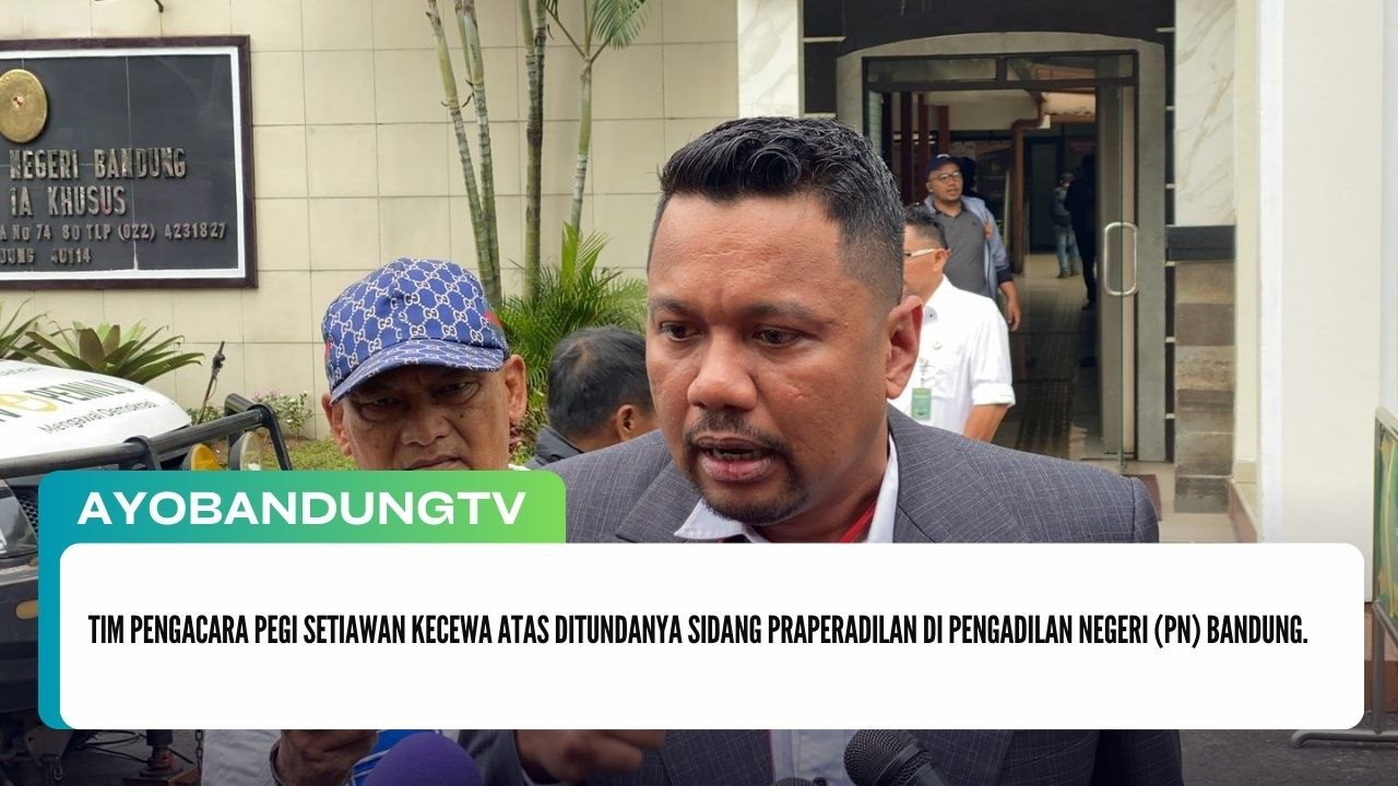 Tim Pengacara Pegi Setiawan Kecewa atas ditundanya sidang praperadilan di Pengadilan Negeri (PN) Bandung.