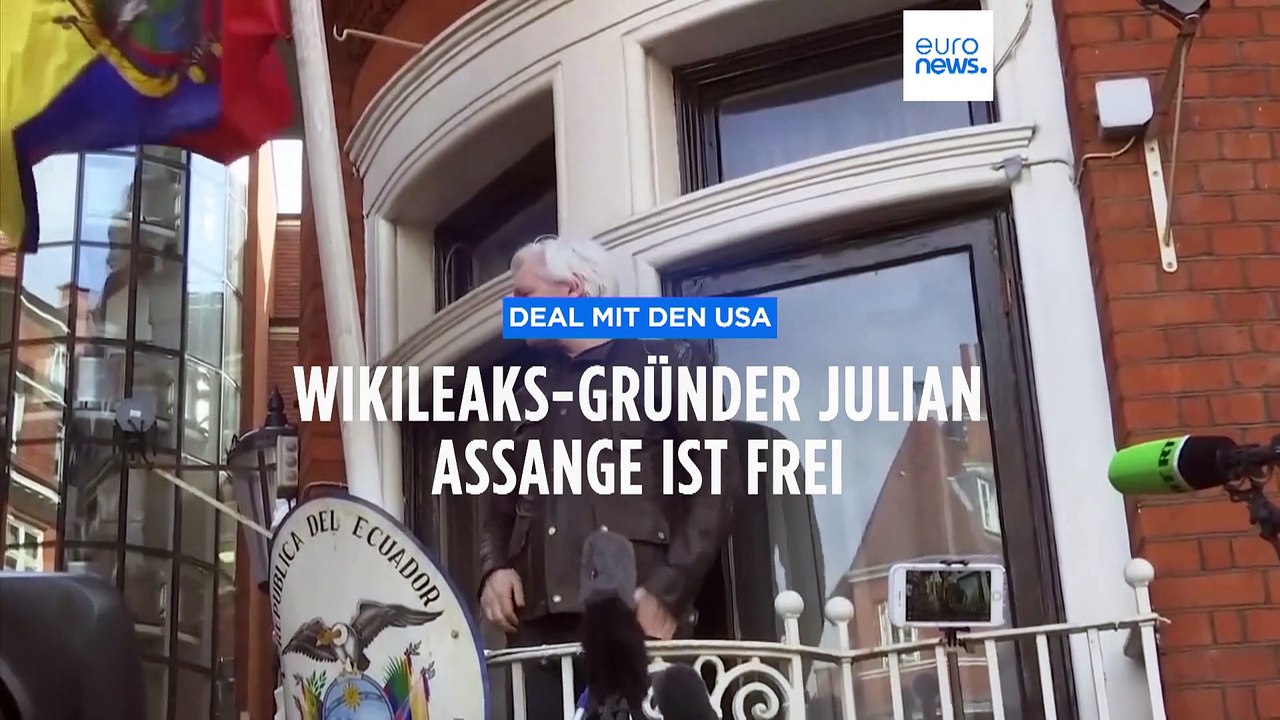 Julian Assange ist frei und hat nach Deal das Gefängnis und London verlassen