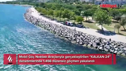 60 ilde 1456 düzensiz göçmen yakalandı