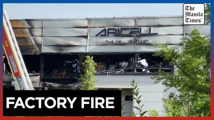 22 dead, 8 injured in South Korea's battery plant fire