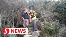 Mosar team save climber suffering from low temperatures at Mount Kinabalu