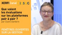 Que valent les évaluations sur les plateformes pair à pair ? [Claire Dambrin]