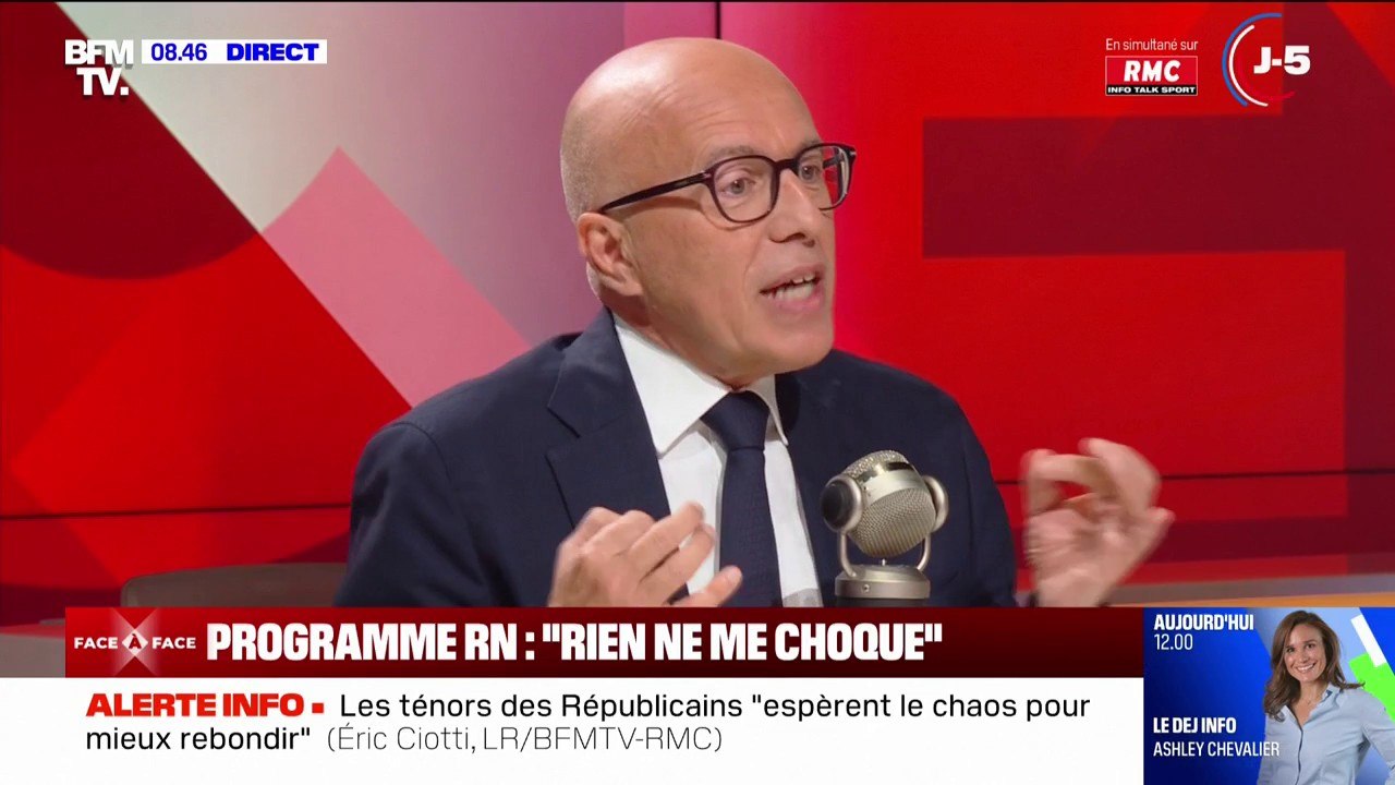 Éric Ciotti veut "élargir" la possibilité de su...