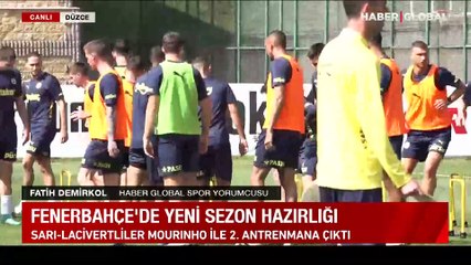 Fenerbahçe'de yeni sezon hazırlığı: Jose Mourinho farkıyla gerçekleşen ikinci antrenman