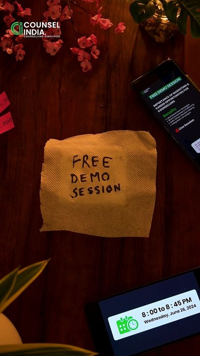 Free Demo Session on the importance of marketing for counsellors