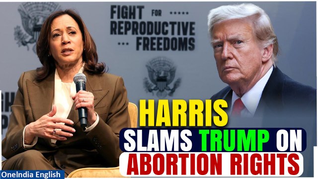 Abortion Ruling Anniversary: Kamala Harris and Democrats Target Donald Trump | Oneindia News