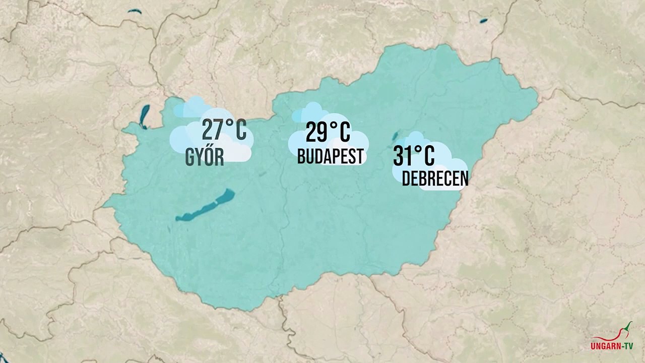 Das Reisewetter in Ungarn am 26.06.2024.