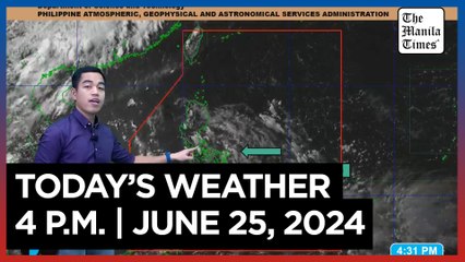 Today's Weather, 4 P.M. | June 25, 2024
