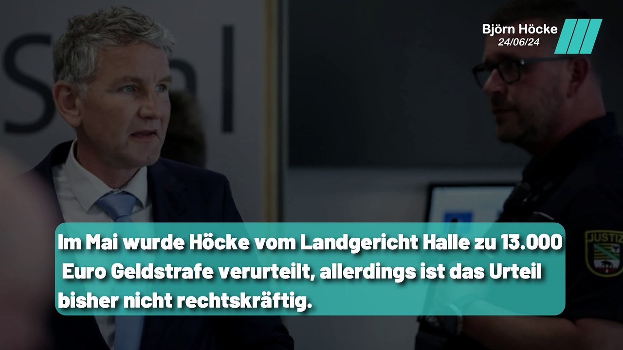 Höcke vor Gericht: Droht ihm jetzt eine lange Haftstrafe ?