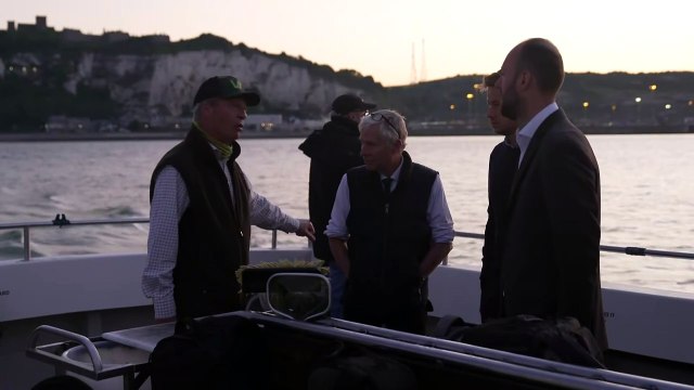 Farage boards boat in Dover to highlight illegal migration