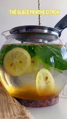 ‍Thé glacé menthe & citron ‍