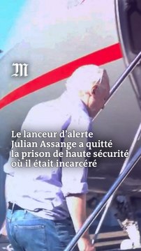 Le lanceur d’alerte Julian Assange a quitté la prison de haute sécurité où il était incarcéré