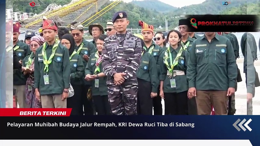 Pelayaran Muhibah Budaya Jalur Rempah, KRI Dewa Ruci Tiba di Sabang