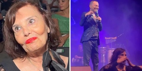 Serdar Ortaç'ın Harbiye Konserinde annesi Nesrin Ortaç'tan ilginç jest