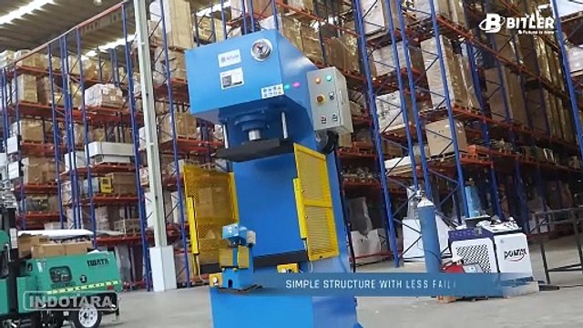 MESIN BITLER HYDRAULIC PRESS OPEN SIDE BHP-50C KAPASITAS SAMPAI 50 TON