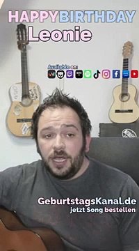 Happy Birthday, Leonie! Geburtstagsgrüße an Leonie