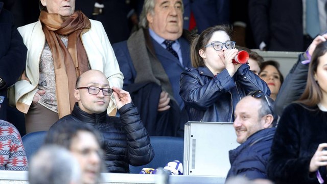 Los actores de 'Campeones' acudieron al palco del Bernabéu