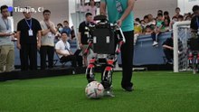 Les robots en vedette à la World Intelligence Expo de Tianjin