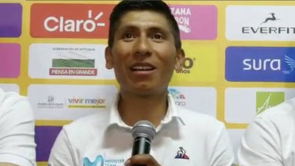 Nairo orgulloso del Tour Colombia y lo que representa