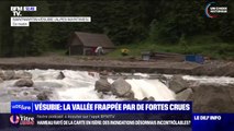 La vallée de la Vésubie frappée par de fortes crues