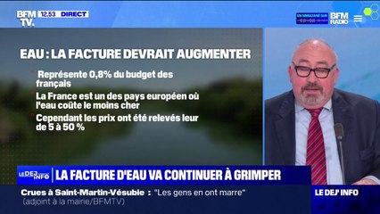 Pourquoi notre facture d'eau va continuer à augmenter ces prochains mois?