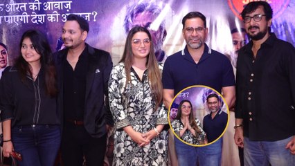 Spot Bhojpuri Actors Amrapali & Dinesh Lal Yadav's Special Presence at Special Film Screening of 'Hamare Baarah'